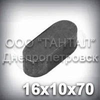 Шпонка призматична 16х10х70 ГОСТ 23360-78 (DIN 6885 A)