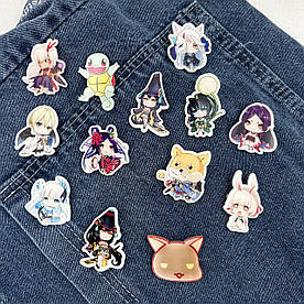 Значки на одяг Аніме Геншн