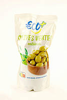 Зелені грецькі оливки з кісточкою Eco+ 400гр (Франція)