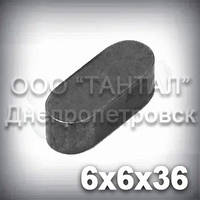 Шпонка призматична 6х6х36 ГОСТ 23360-78 (DIN 6885 A)