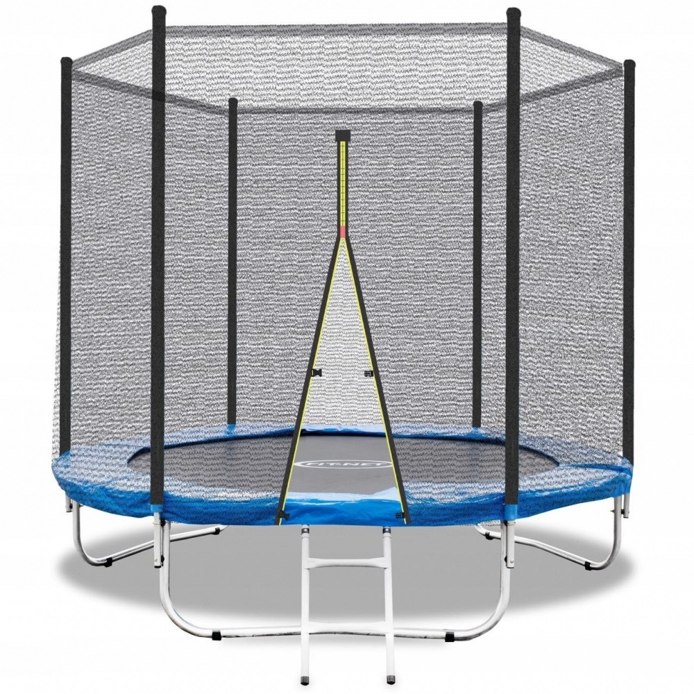 Батут Fit-Net 252 см дитячий прижковий сітка + сходи, фото 1