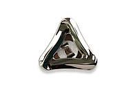 Замок магнитный для сумки "Треугольник", 43*48мм, серебро