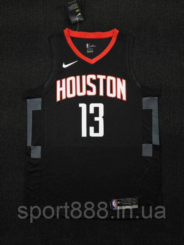 Чорна баскетбольна майка Nike Harden No13 (Харден) Houston Rockets NBA сезон 2018-2019