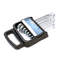 Набор Wrench set (ключи 7 шт., комбинированные шарнирные трескатели) из легированной стали DY-72