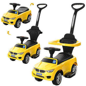 Автомобіль дитячий толокар Bambi M 3503B з батьківською ручкою, 4 кольори