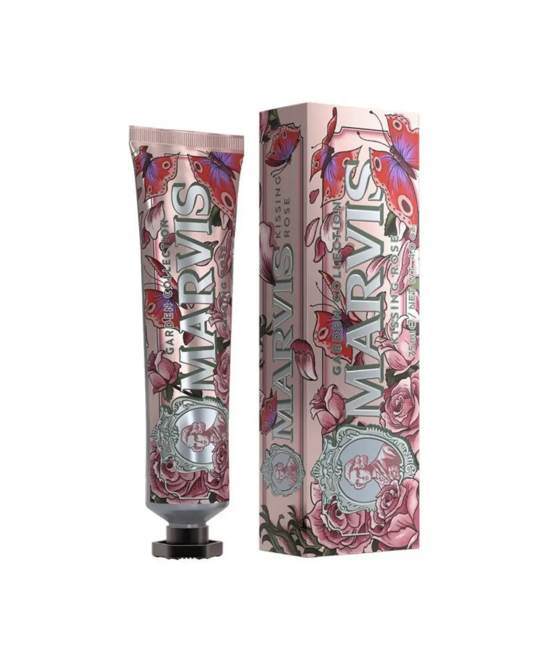 Зубна паста ''Поцілунок Троянди'' Marvis Garden Collection Kissing Rose 75мл, фото 1