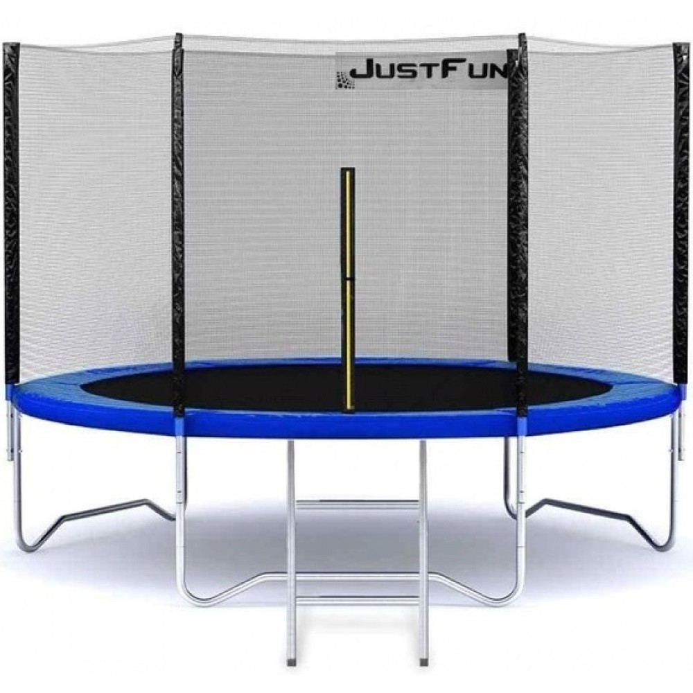 Батут Just Fun 252 см зовнішня сітка + драбинка, фото 1