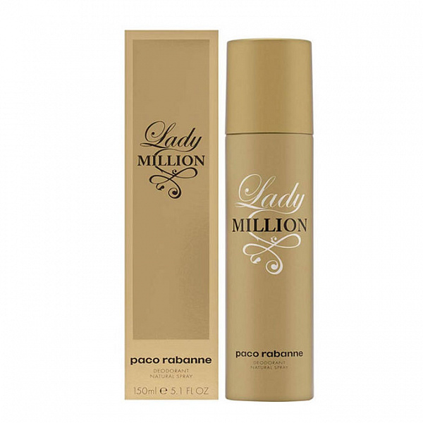 Дезодорант Paco Rabanne Lady Million для жінок — deo spray 150 ml tester