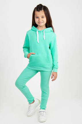 1039-17мен Лосини для дівчаток світлийментол у рубчик Тм Авекс, фото 1