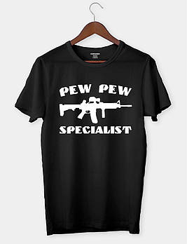 Футболка чоловіча "Pew Pew Specialist"