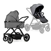 Коляска 2в1 Ninos Estrella Grey Black