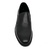 Чоловічі класичні туфлі лофери чорні шкіряні Sergio Billini 51133 розмір 40, фото 3