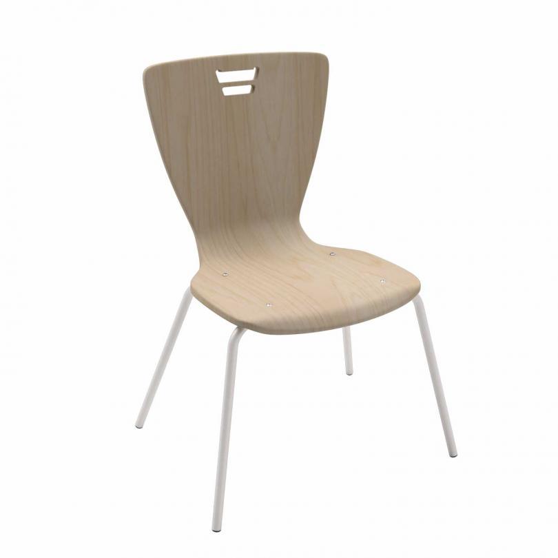 Стілець з фанерним моноблоком