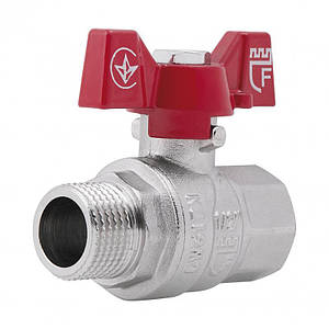 Кран кульовий SD Forte 1/2" ВН для води (метелик) SF607W15