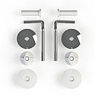 Кріплення кришки для унітазу метал DA СУ-1Метал, фото 3