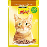 Влажный корм для кошек Purina Friskies кусочки в подливе с индейкой 85 г (7613036965248) o