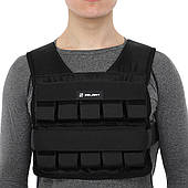 Жилет-обтяжувач 20 кг регульований Adjustable Weighted Vest чорний (TA-7815-20)