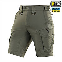 Шорты тактические M-Tac Aggressor Summer Flex Army Olive,мужские военные шорты олива для зсу