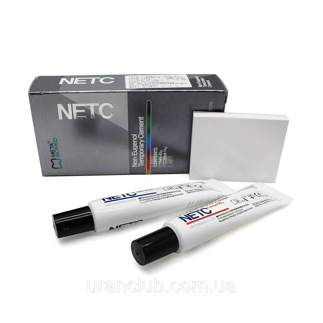 Netc (Нетц) Тимчасовий цемент безэвгольный, (паста - паста )40 гр +14 гр.мета meta