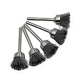 Фреза-щітка кругла (18,5мм.) з металевою щетиною для чищення інструментів із нержавіючої сталі - А, фото 2