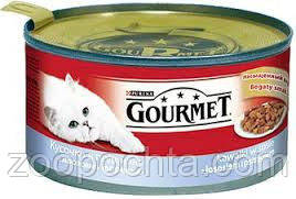 Консерви для дорослих кішок Gourmet 195 г* 24 шт., фото 1