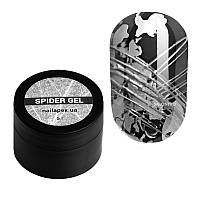 Nailapex Spider Gel — гель-павутинка (срібна), 5 мл