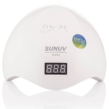 УФ-лампа UV+LED з кварцовими діодами SUNUV SUN 5 на 48 Вт для сушіння гелю та гель-лаку, фото 1