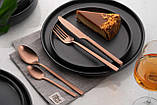 Набір столових приладів 4 предмети ARDESTO Black Mars Favola AR0704FSC, фото 4