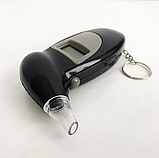 Компактний цифровий алкотестер з дисплеєм і насадками 5 шт Високоточний цифровий алкотестер Кишеньковий Драгер, фото 5