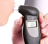 Компактний цифровий алкотестер з дисплеєм і насадками 5 шт Високоточний цифровий алкотестер Кишеньковий Драгер, фото 8