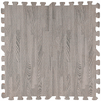 Пол пазл, м'яке модульне підлогове покриття Сіре дерево, EVA панелі-пазли для підлоги (МР9)
