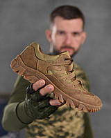 Военные кроссовки Triangle Койот из нукбука, летние кроссовки ВСУ на резиновой подошве, тактическая обувь