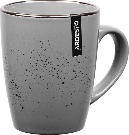 Чашка Ardesto Bagheria, 360 мл, Bright white AR2936GRAY, фото 1