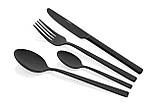 Набір столових приладів 4 предмети ARDESTO Black Mars Favola AR0704FSB, фото 3