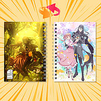 Блокнот А6 на пружині в клітинку 48 арк. Sugar Apple Fairy Tale / Казка про цукрове яблуко 008