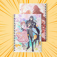 Зошит А5 48 арк. на пружині у клітинку 60 гр.м² Sugar Apple Fairy Tale / Казка про цукрове яблуко 008