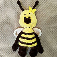 Пчела игрушка вязаная детская ручная работа подарок сувенир hand made