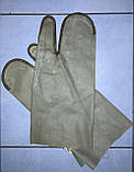 Рукавиці непромокальні трипалі для ОЗК, Л-1, від хімзахисту СРСР, фото 3