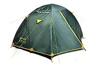 Походная двухместная палатка сила 1,5х2,1×1,2 м Полярис купольная с алюминиевым каркасом из двух дуг