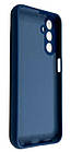 Чохол силіконовий для Samsung A24 4G (A245) Silicone Case Full (Темно-синій), фото 3