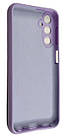 Чохол силіконовий для Samsung A24 4G (A245) Silicone Case Full (Бузковий), фото 4