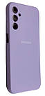 Чохол силіконовий для Samsung A24 4G (A245) Silicone Case Full (Бузковий), фото 3