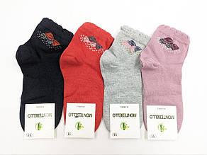 Шкарпетки підліткові Montebello Бантик, для хлопчиків та дівчаток  12 парп/уп мікс