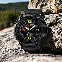 Часы спортивные SKMEI 1520BK | Мужские тактические часы | Фирменные TQ-107 спортивные часы mun