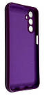 Чохол силіконовий для Samsung A24 4G (A245) Silicone Case Full (Виноградний), фото 3