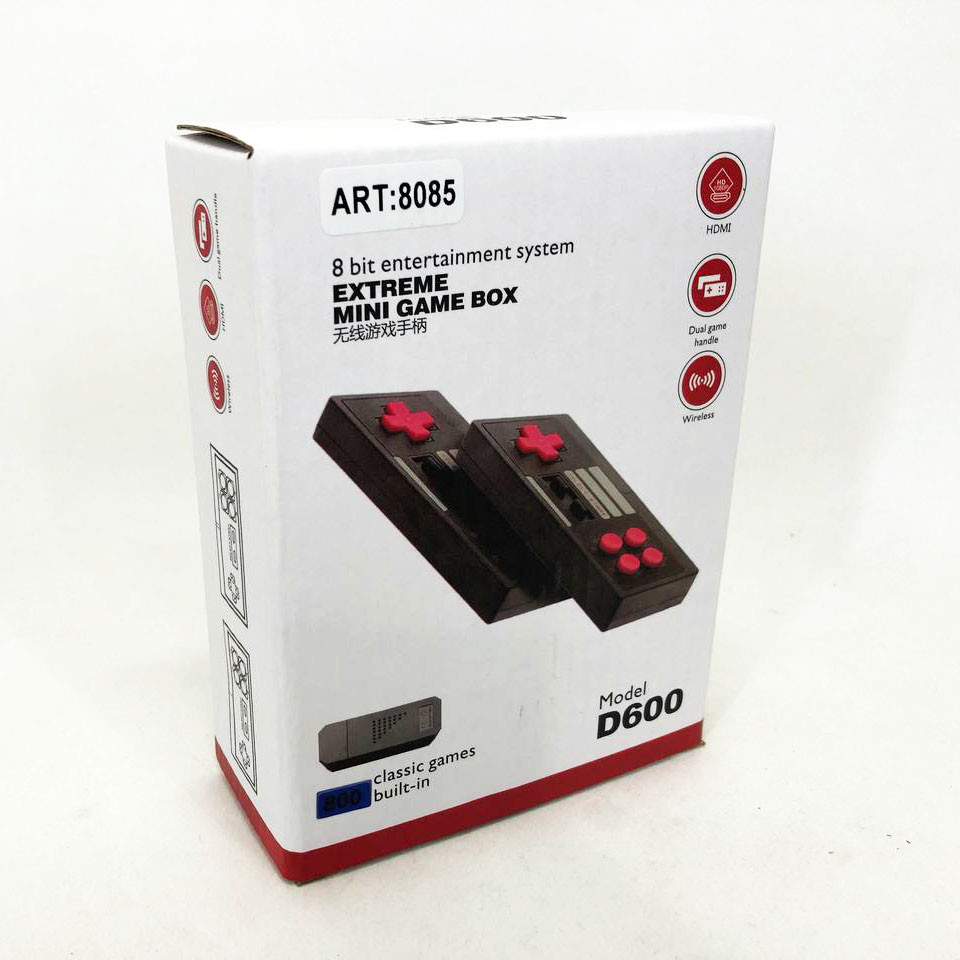 Приставка ігрова Mini Game Box D600 HDMI ігрова консоль, приставка 8 біт NO-689 для дітей mun