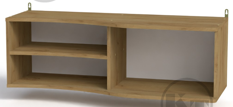 Полиця книжкова настінна П-1 Компаніт купити в Одесі, Україні, фото 1