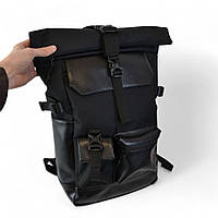 Рюкзак Rolltop чоловічий жіночий для подорожей і ноутбука , Ролтоп великий VU-429 для міста mun