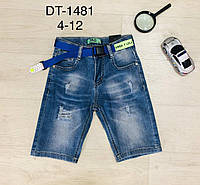 Джинсовые шорты для мальчиков оптом, 4-12 лет, арт. DT1481