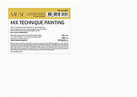 Бумага для смешанных техник рисования, 297Х210 мм 10л., 240г/м2, термоусадочная пленка школьник
